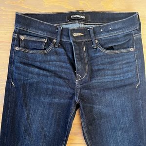 Express Women’s Dark Wash Skinny Jeggings